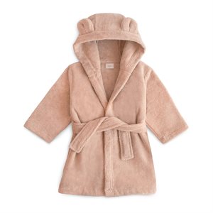 Mushie Bear Robe - Blush - age 2-4 Years